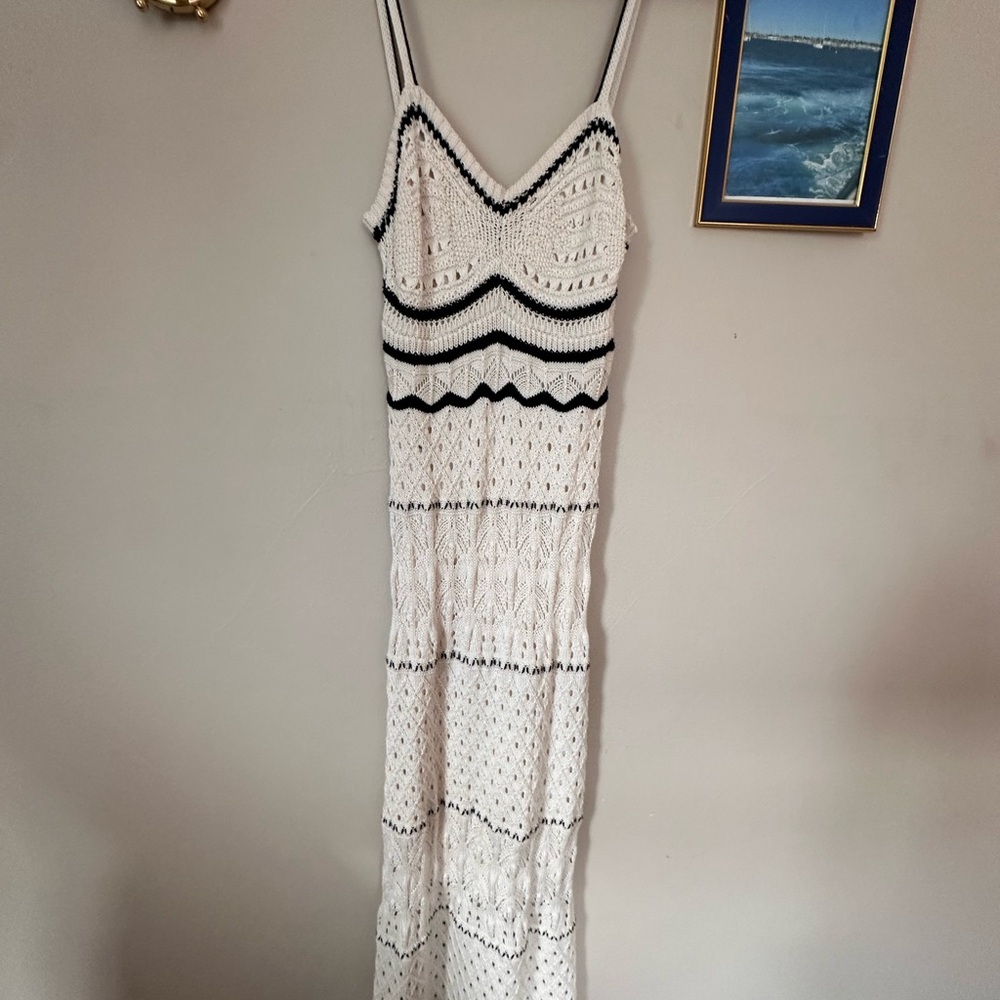 Olive & Oak White Cream Maxi Sundress